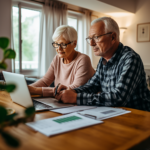 семейная пара изучает пенсионные инвестиции